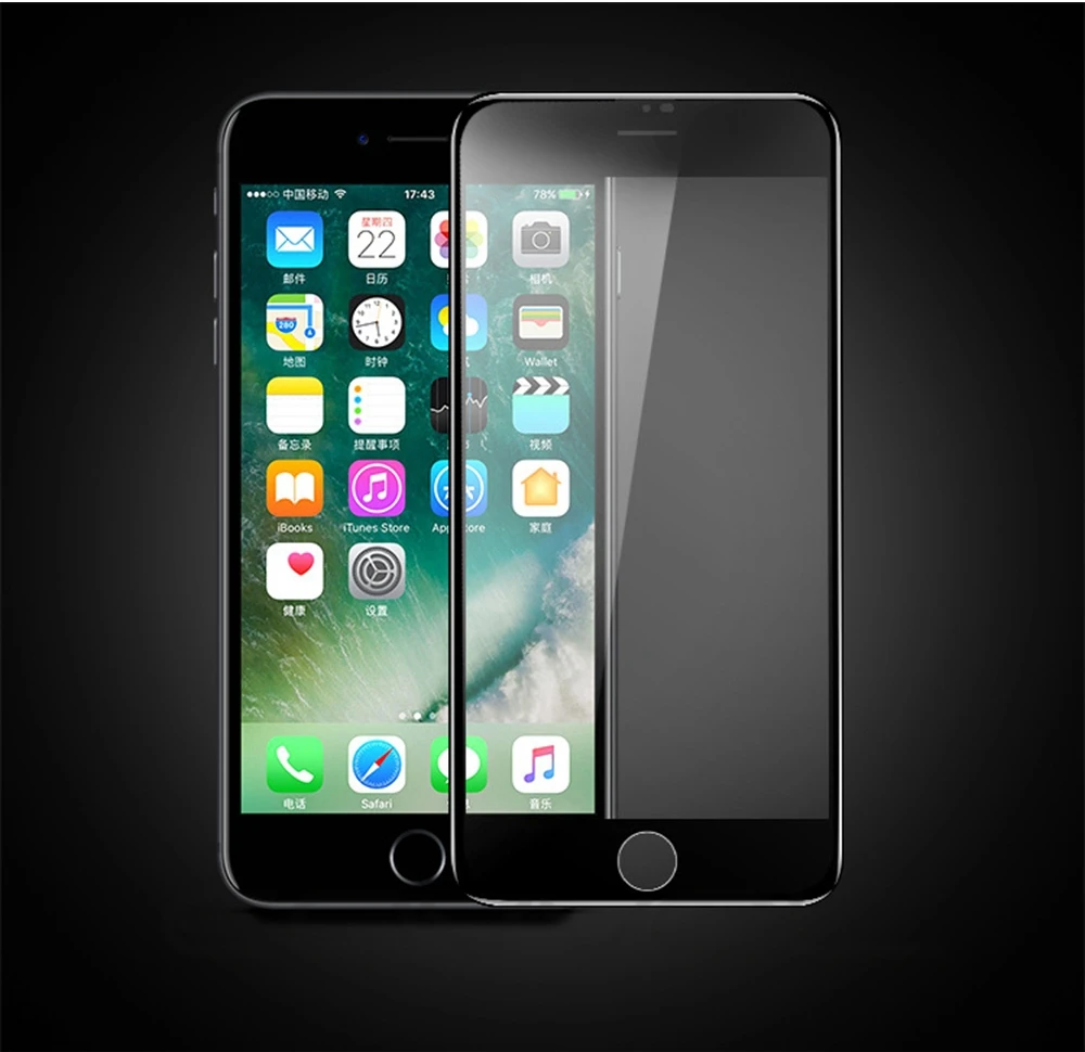 Eqvvol 10D Защитное стекло для iPhone 6 6S 7 8 plus защита экрана закаленное стекло для iPhone X XR XS MAX 9 8 Защита экрана