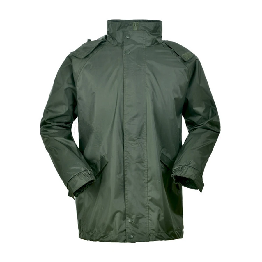 Длинный плащ Мужская водонепроницаемая походная куртка пончо уличный дождевик