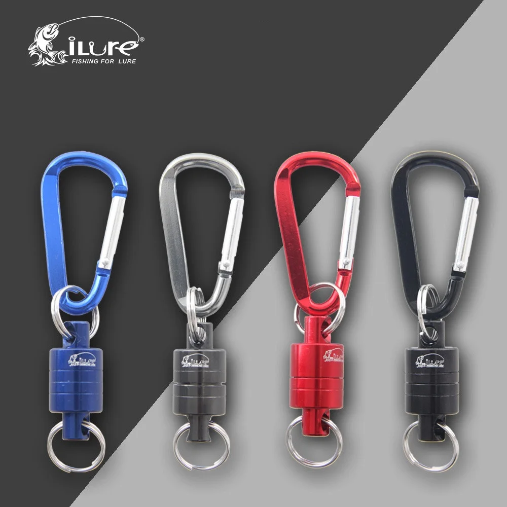 

iLure Strong Train Release Magnetic Net Gear Release Lanyard cable Pull 4KG For Fly fishing tackle accessory tool Pesca