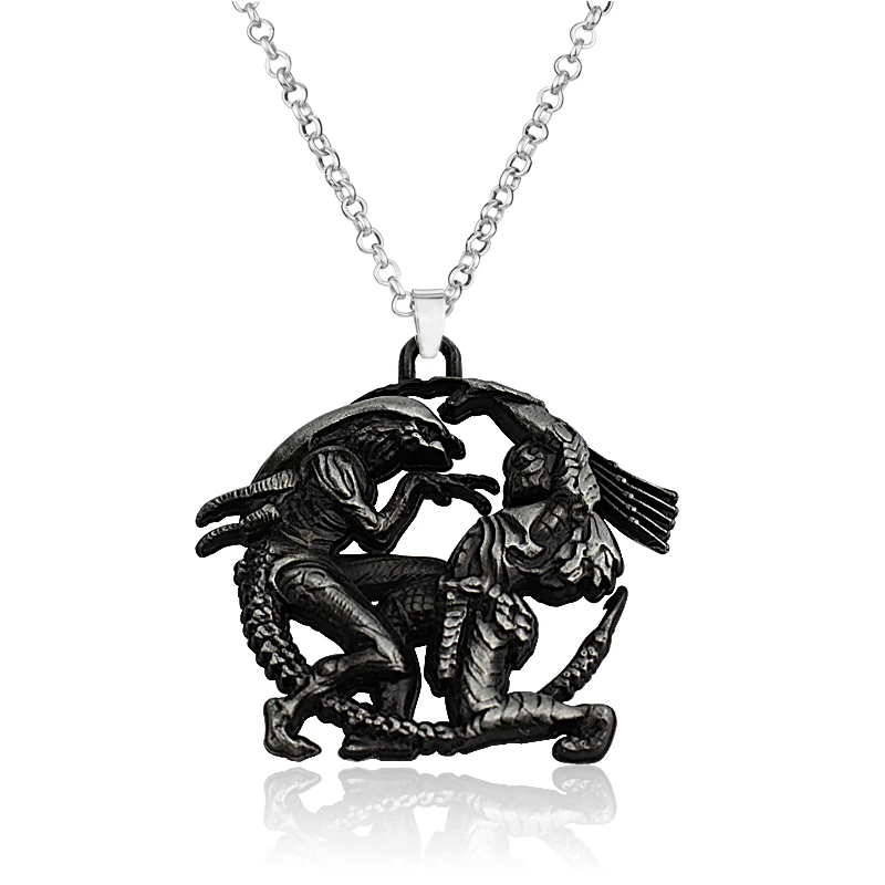 Высокое качество AVP Aliens. Predator брелок серебряное/бронзовое покрытие Alien круглый брелок кулон в виде королевы брелок для ключей подарок