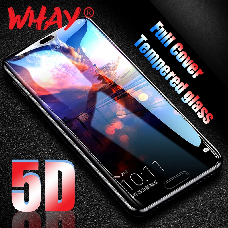 Закаленное стекло 5D для Huawei P Smart 2019 Защитное Honor 8X Nova 3i Mate 20 10 Lite P20 Pro защита