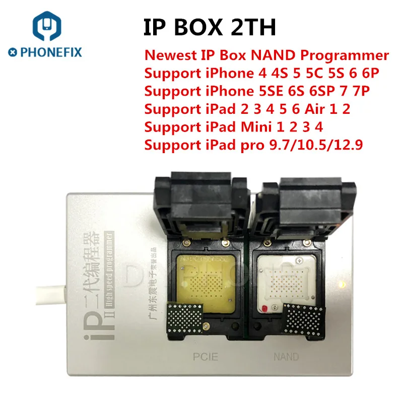 PHONEFIX IP Box 2018 новейший BOX V2 PCIE NAND Programmer инструмент для чтения и записи iPhone 4S 5 5C 5S 6 6P 6S