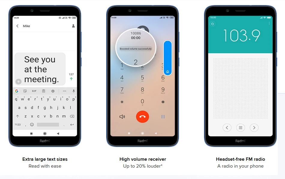Глобальная версия Xiaomi Redmi 7A 2 ГБ 32 ГБ мобильный телефон 5,4" Snapdragon 439 Восьмиядерный 12MP камера AI лицо разблокировка телефонов