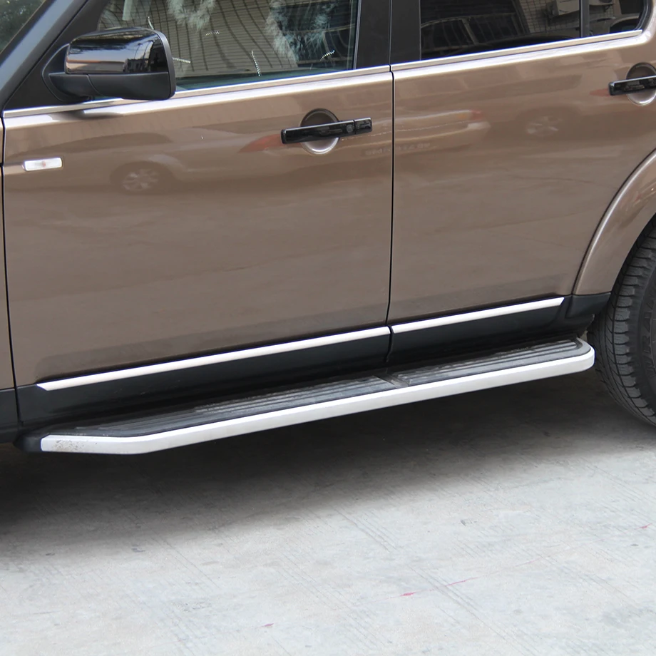 4 шт. хромированные боковые двери для Land Rover Discovery 2009 2015 автомобильный Стайлинг|side
