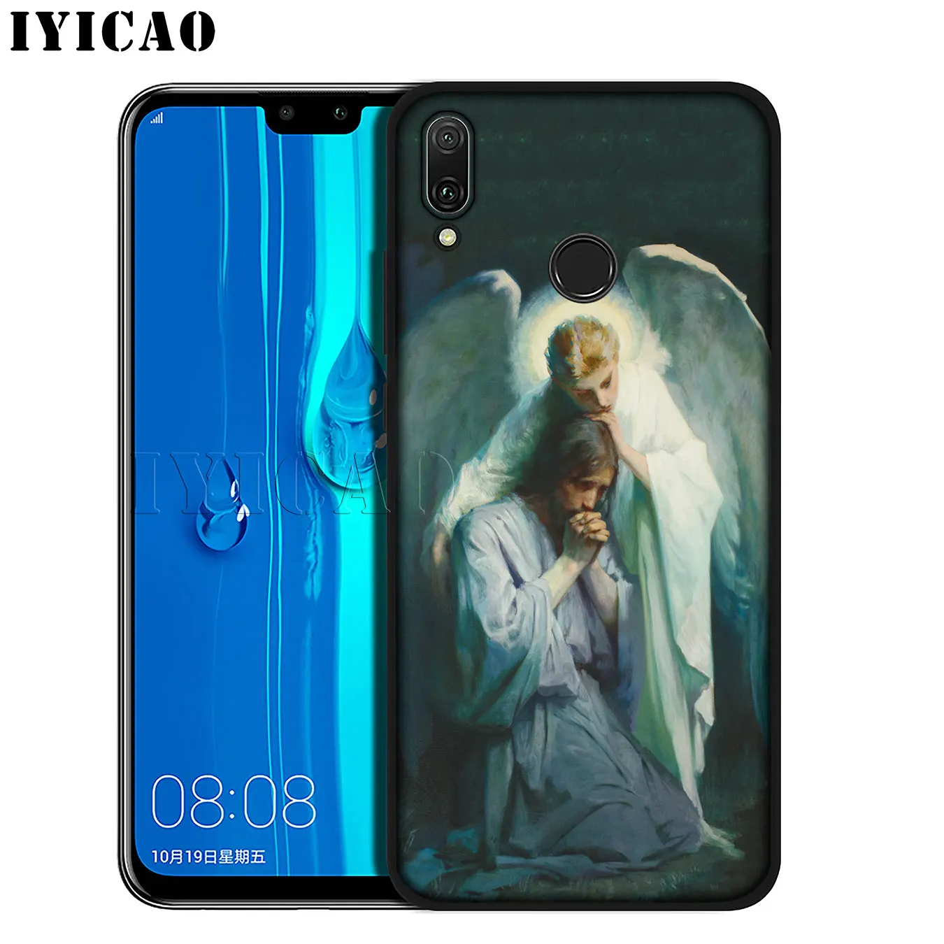 IYICAO Divine Mercy Jesus Cross Мягкий силиконовый чехол для телефона Huawei Mate 30 20 10 Pro Nova 5I 5T 5 4 4E 3i