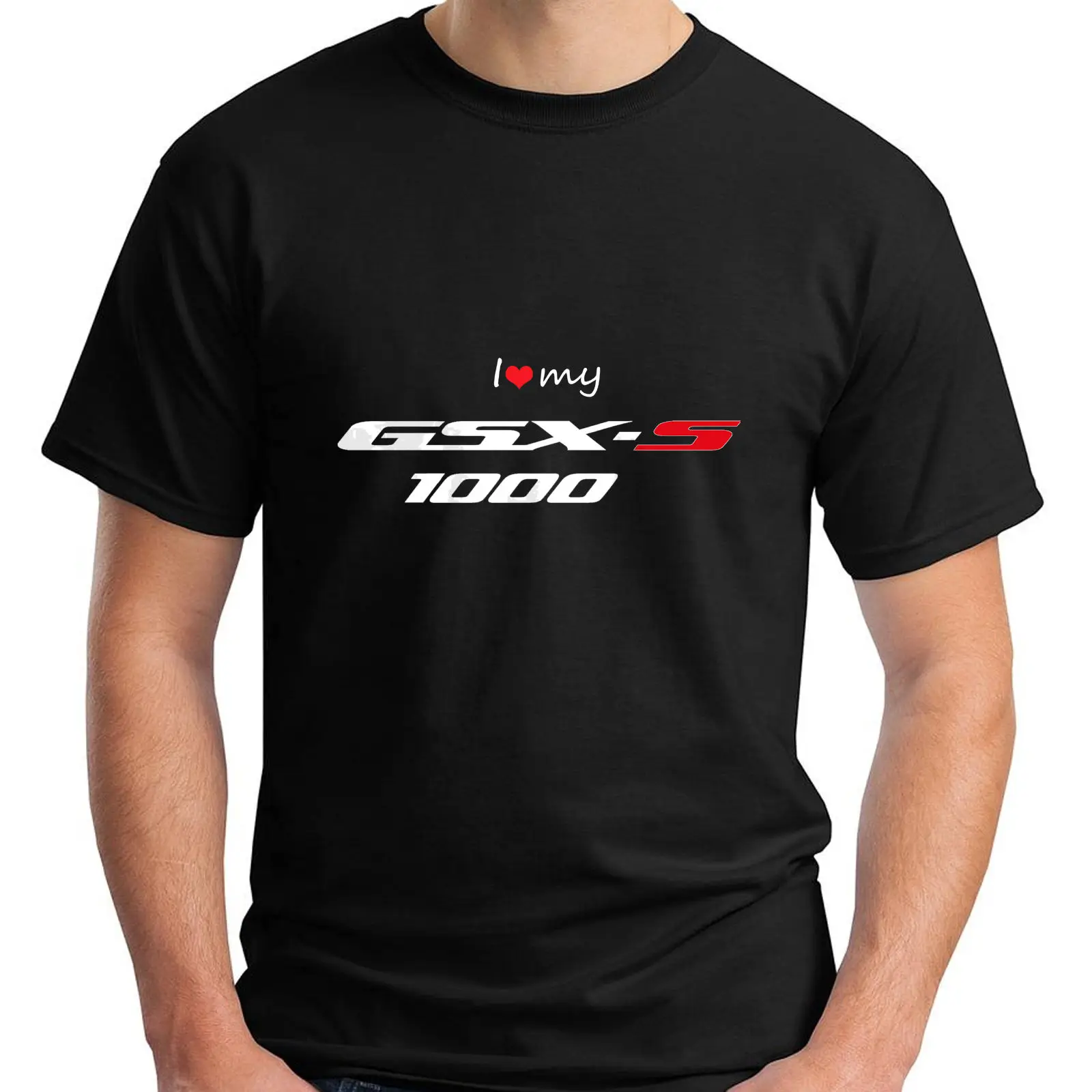 Новый сделайте футболка 1000 GSX Homme Col Rond Moto GSX-S черный тройник S-3XL для человека