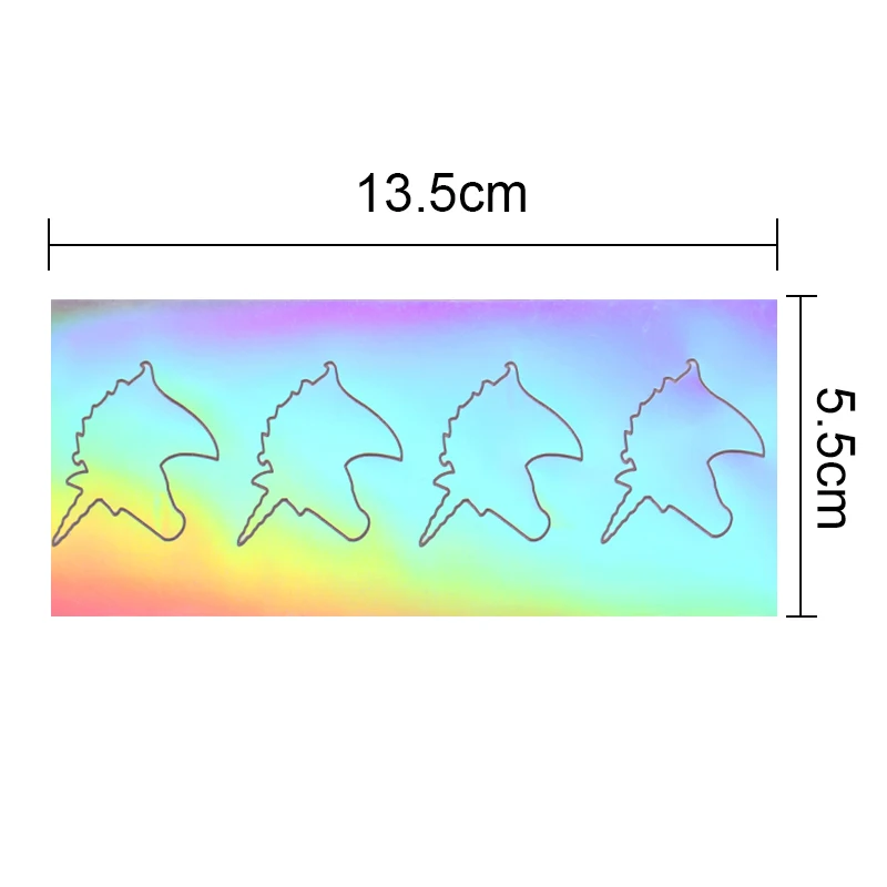 1 лист Радуга AB цвета тест клейкая наклейка губная помада тени для век