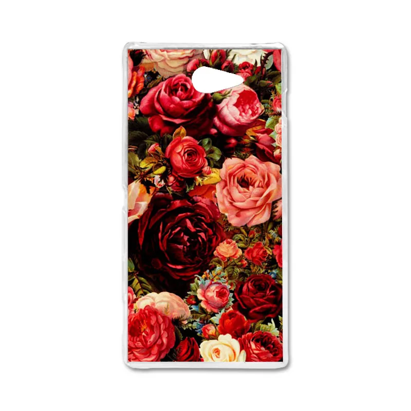 Силиконовый чехол для телефона, чехол для sony Xperia M2 D2302 S50H D2303 D2305 D2306, двойной чехол из ТПУ с милыми животными - Цвет: C046