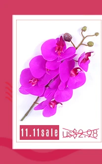 1 шт. Настоящий сенсорный Искусственный растительный лист phalaenopsis лист PU растение декоративный цветок материал вспомогательный лист домашний сад Рождественский Декор искусственные цветы тычинки цветов статуэтки