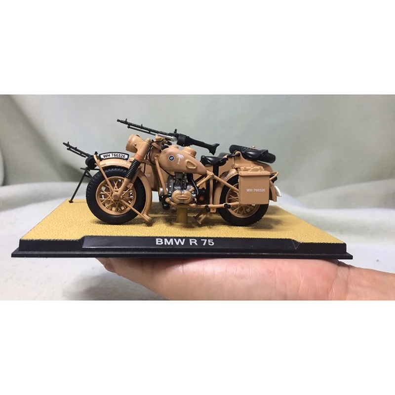 1:24 B M W R75 Вторая мировая война немские африканские корпуса трехколесный мотоцикл