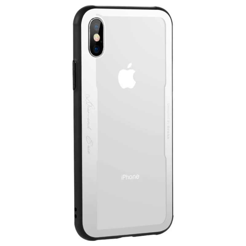 Benks Crystal Color Series for iPhone XS Luxury Soft Edge TPU + Tempered Glass Protective Back Case iphone x | Мобильные телефоны и