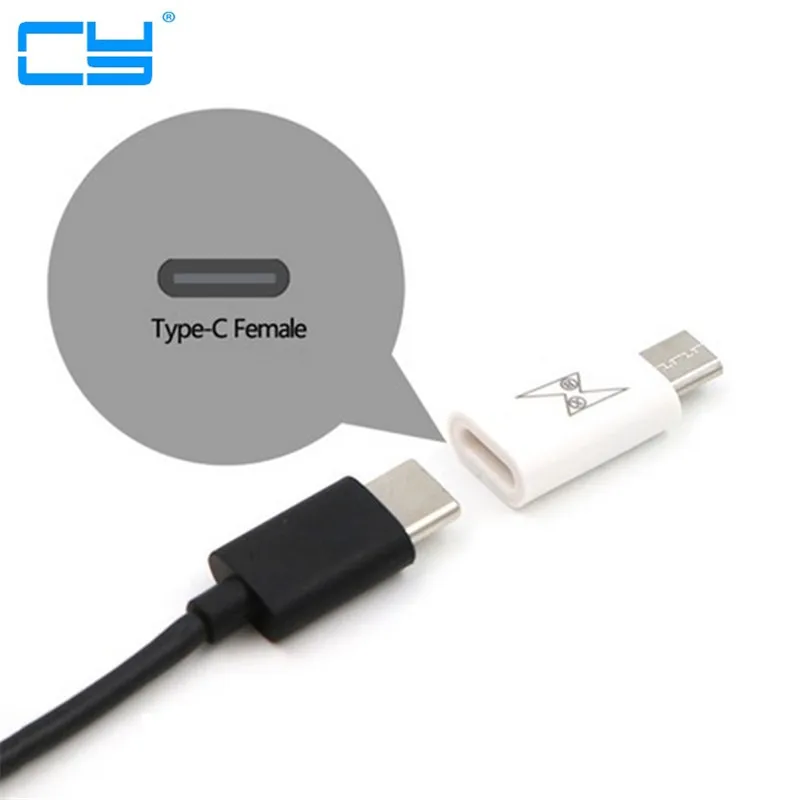 Usb c type Женский к micro usb Мужской адаптер кабель с разъемом типа для microusb мужской