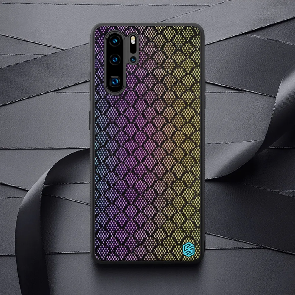 Huawei P30 Pro чехол Nillkin глянцевый динамический Силиконовый ТПУ Мягкий край ткань матовый чехол для телефона для huawei P30 Pro Nilkin задняя крышка