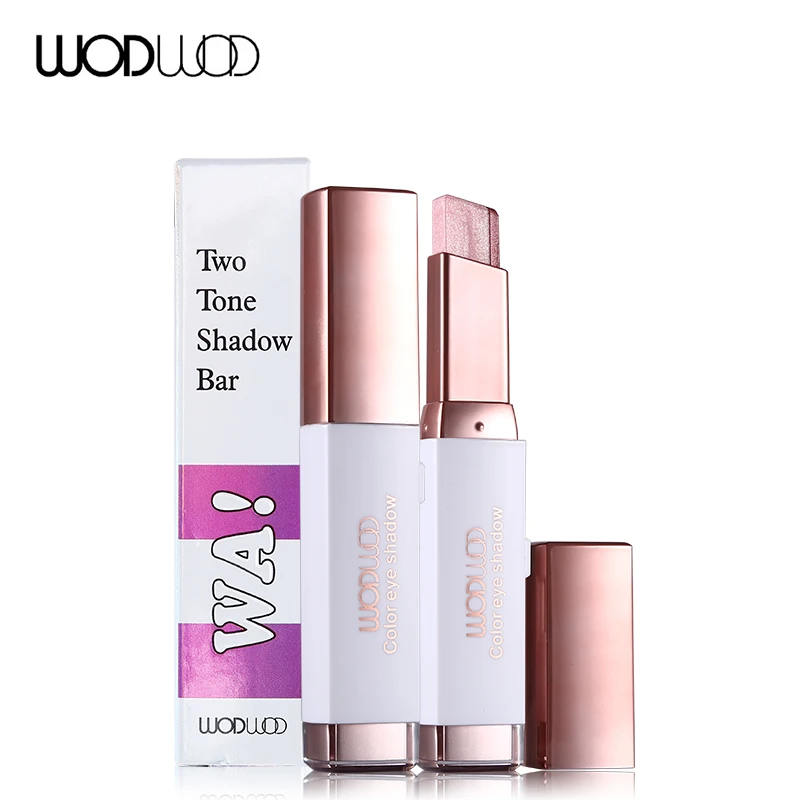 Wodwod Brand Double Color Eye Shadow Stick Glitter Eyeshadow Pencil Nude Shimmer Makeup Cream Smooth Texture Pigment |
