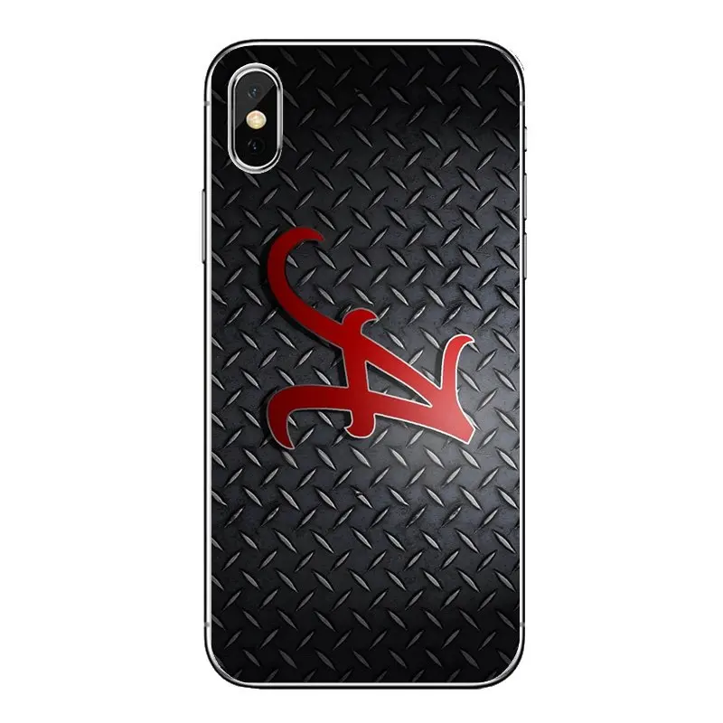 Alabama Crimson Tide ролл слон логотип с лицом силиконовые кожаный чехол для телефона LG G7 Q6