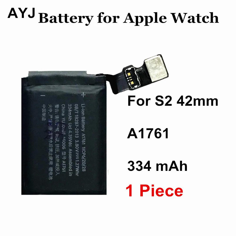 1 шт. AYJ A1579 аккумулятор для Apple watch серии 1 серии 2 38 мм 42 мм реальная емкость серии 1 серия 2 батареи
