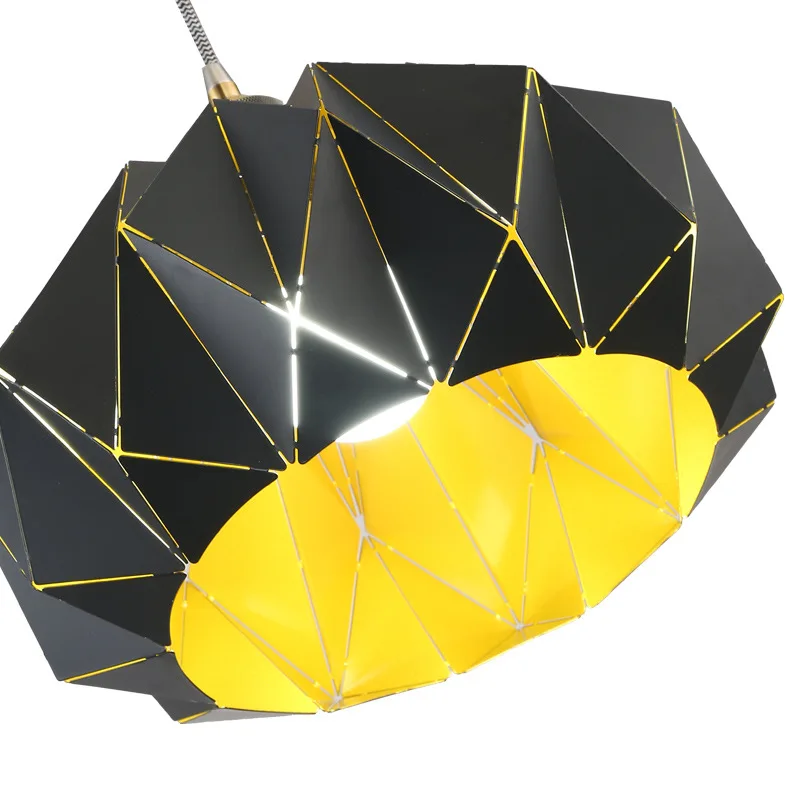 

Lamparas de techo colgante moderna Iron Pendant Lights Lighting Fixture Edison Bulb Holder Vintage Creative Hanging Lamp Home