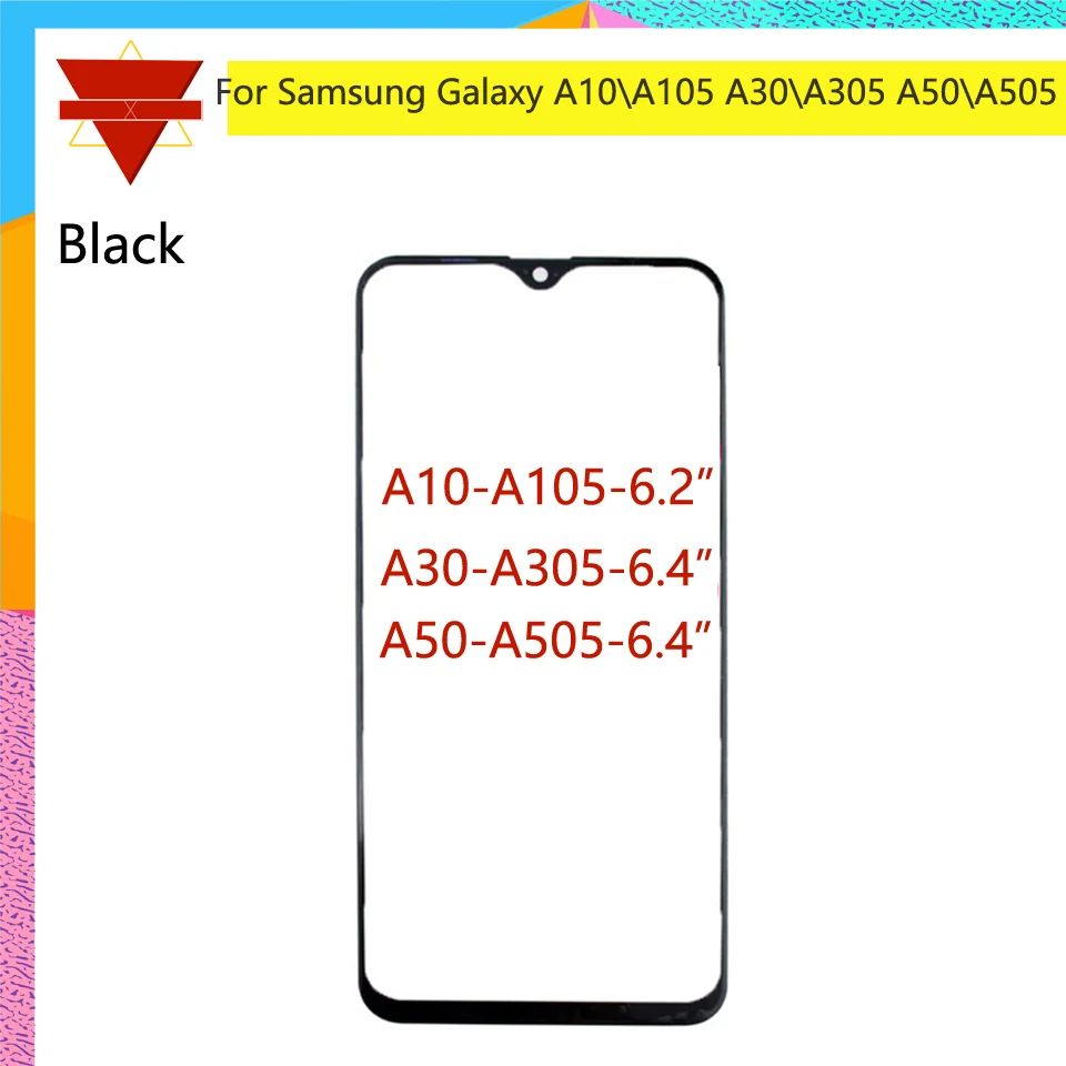 10 шт./партия для Samsung Galaxy A10 A30 A50 SM A105F A305F сенсорный экран передний Внешний