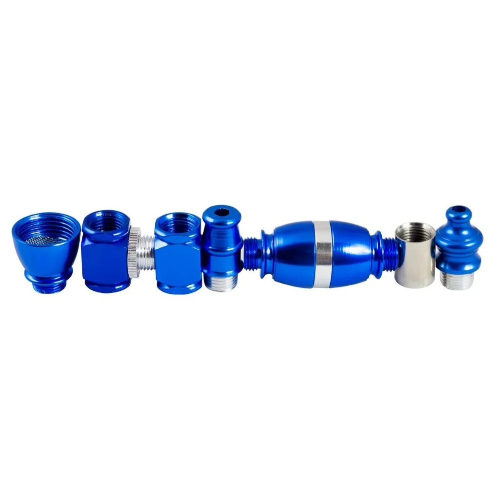 

Formax420 Smoking Pipe with Air Inlet Side for Tobacco Blue