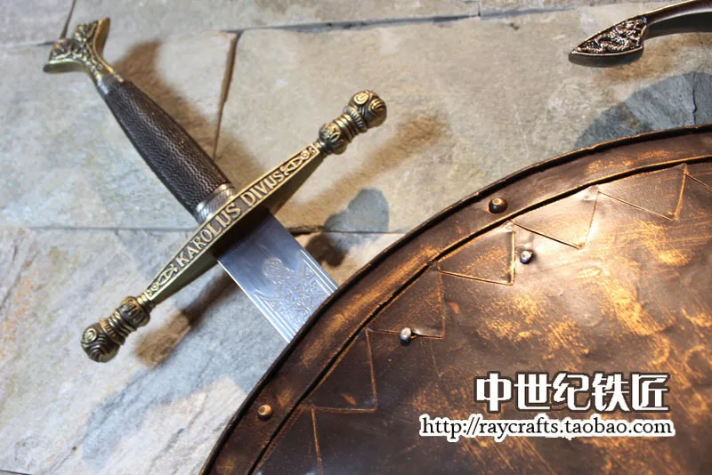 Щит в стиле древнего рыцаря римском стиле/Броня самурая европейском мече/фон для