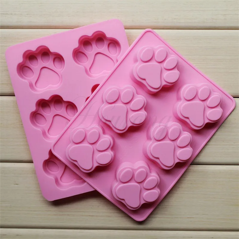 1 шт. силиконовая форма в виде кошачьих ножек мафинов конфет желе fondant торта