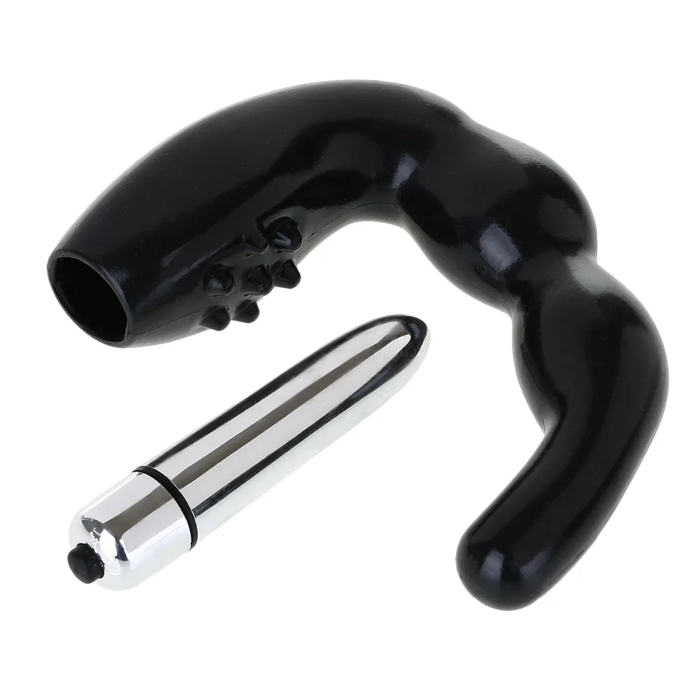 Черный волк Анальный вибратор Стимулятор простаты массаж Вибратор Анальная