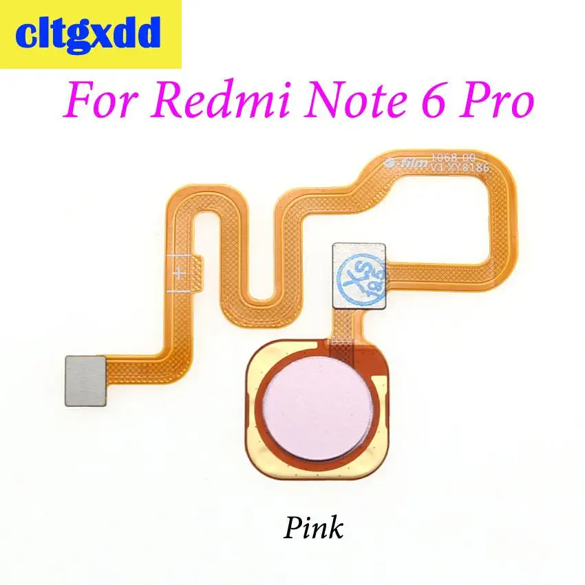 Cltgxdd для Xiaomi Redmi Note 6 Pro сканер отпечатков пальцев Главная кнопка гибкий кабель