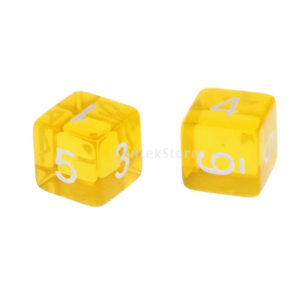 Драгоценный камень мути Двусторонняя Набор кубиков 5 D6 D & TRPG ролевая игра игры