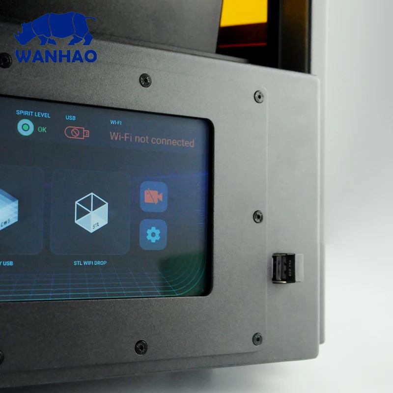 WANHAO 2019 самый большой дешевый DLP LCD SLA ювелирный стоматологический 3D принтер D8 с