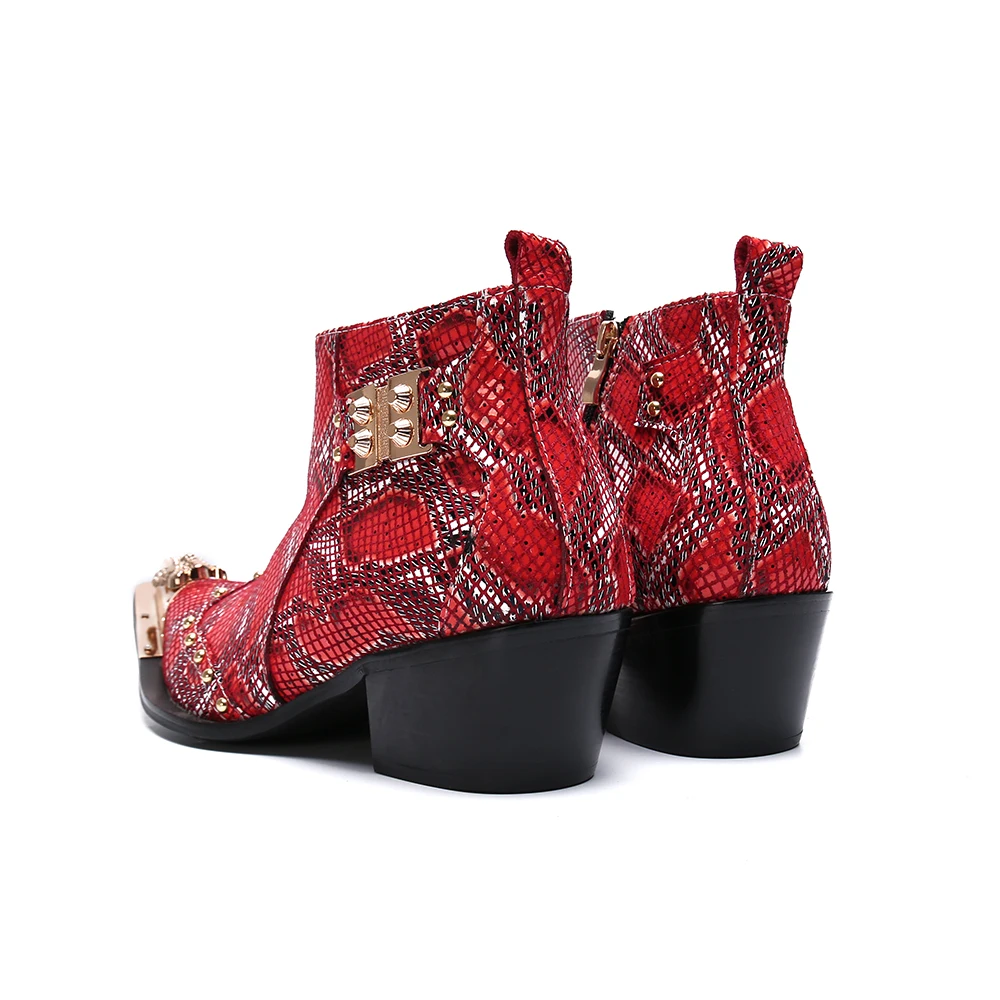 Christia Bella зимнее пуховое пальто с модным принтом С острым носком Ботильоны