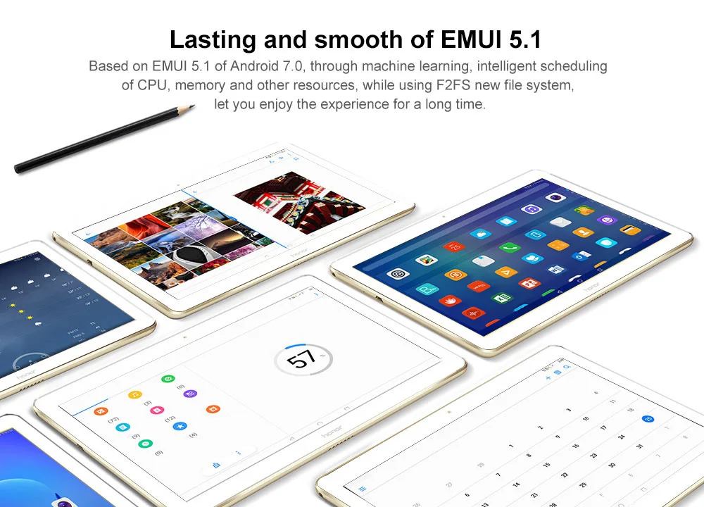 HUAWEI Honor Play MediaPad 2 планшетный ПК 9,6 дюймов Android 7,0 3 ГБ 32 ГБ rom четырехъядерный Bluetooth 1280x800 WiFi планшеты
