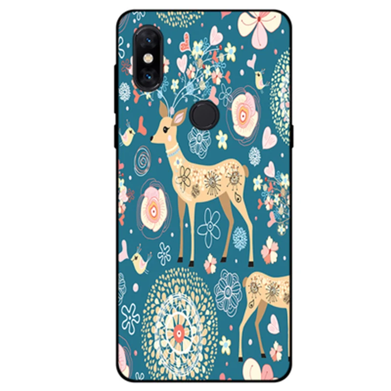 Мягкие силиконовые чехлы для телефонов xiaomi redmi S2 прозрачный чехол с рисунком из