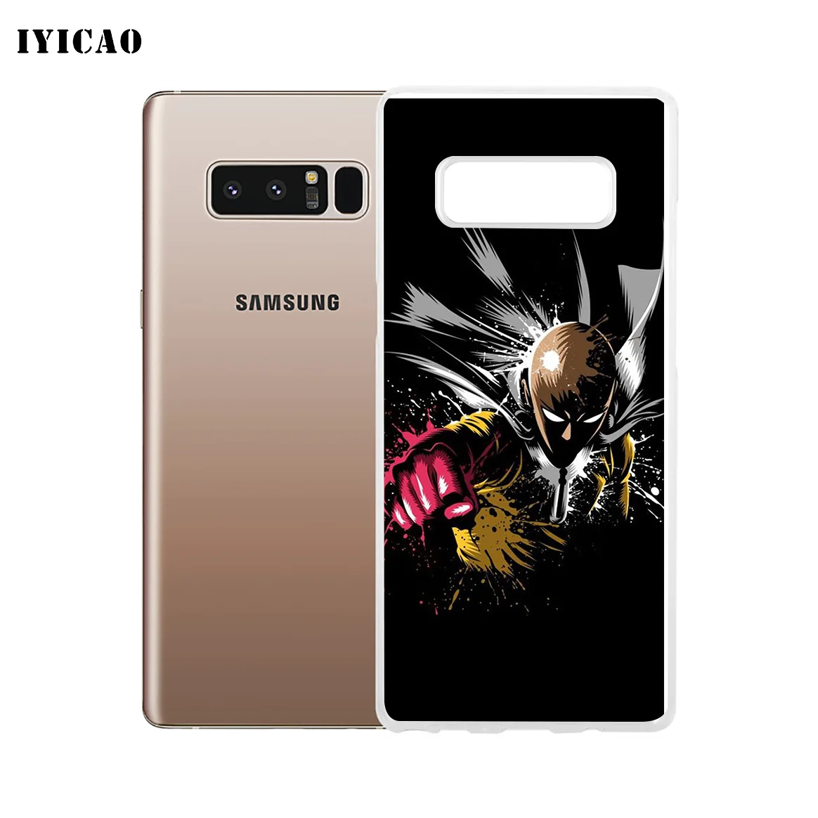 IYICAO One Punch Man Мягкий силиконовый чехол для телефона samsung A5 A6 Plus A7 A8 A9 J3 J5 J7 Note 8 9 TPU |