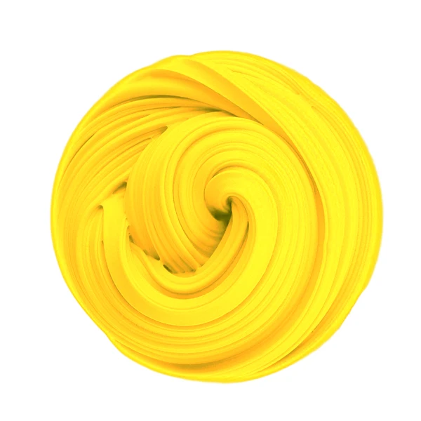 Yellow Пушистые слизи пена клеевые бусины слизи игрушки антистресс Goo очарование масло слизи Lizun шпатлевка для детей детская ручная резинка - Цвет: Yellow