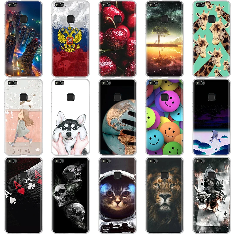 Чехол для huawei P10 Lite, чехол с 3D рисунком, силиконовый чехол для huawei P10 lite, мягкий чехол из ТПУ для huawei P10lite 5,", Чехол Для Телефона
