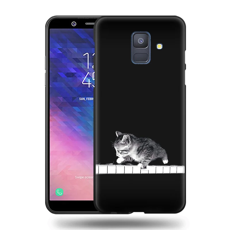 EiiMoo чехол для телефона Samsung Galaxy A6 2018 силиконовый мультяшный мягкий Tpu A 6 Plus