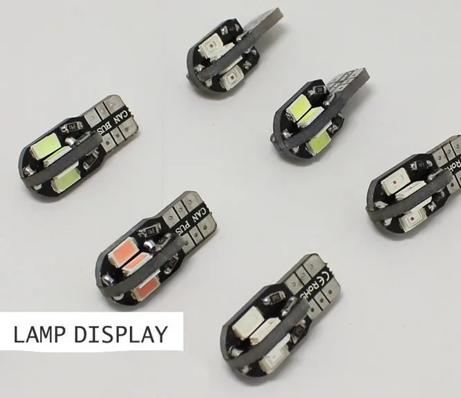 Светодиодная лампа T10 8SMD 5730SMD 5630 с широким освещением лицензионный