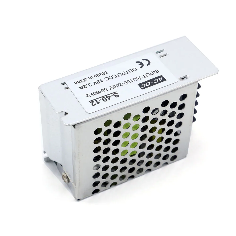 Блок питания постоянного тока 12В 3А 3.2А 36Вт 40Вт, преобразователь напряжения переменного тока 110В 220В на регулирование напряжения.