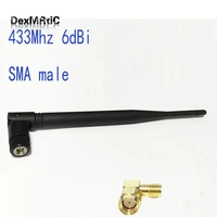 433mhz 6dbi omni antenna sma male 19cm rotatable for ham radio rp sma male plug switch sma female jack rf coax adapter
