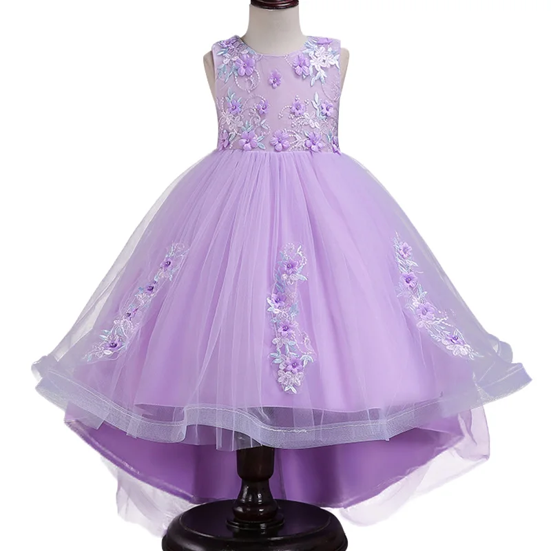 2018 пасхальное платье для девочек высокое качество Vestidos детская одежда свадебное