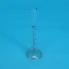 Лабораторный стеклянный мерный цилиндр, 5 мл, высота 110 мм, с носиком