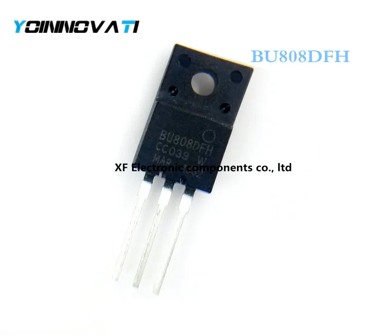 10 шт./лот BU808DFH BU808 высоковольтные быстродействующие переключатели NPN