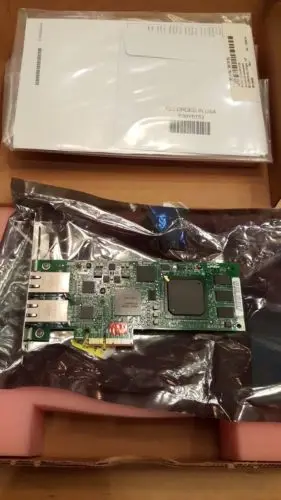 

RaidStorage 42C1770 QLE4062C iSCSI 1GB Dual Portss Copper PCI-E Adapter network PCIe Controller Card