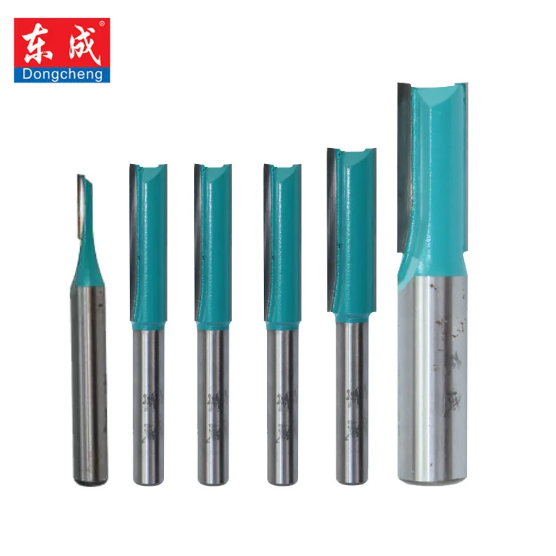 Dongcheng 1/2 &quot1/4&quot хвостовик прямой бит деревообрабатывающая инструменты Вольфрам