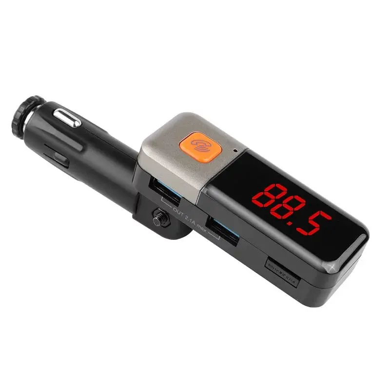 Автомобильный комплект BC11 fm передатчик Bluetooth с громкой связью mp3 плеером двумя usb