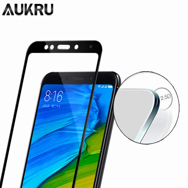 Полное покрытие из закаленного стекла для Xiaomi Redmi Note 7 6 5 Pro 4 4X Защитное стекло