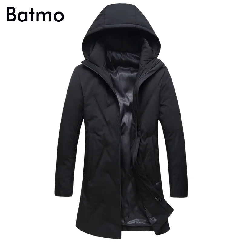Batmo 2018 Новое поступление Зима Высокое качество 80% белый утиный пух повседневные