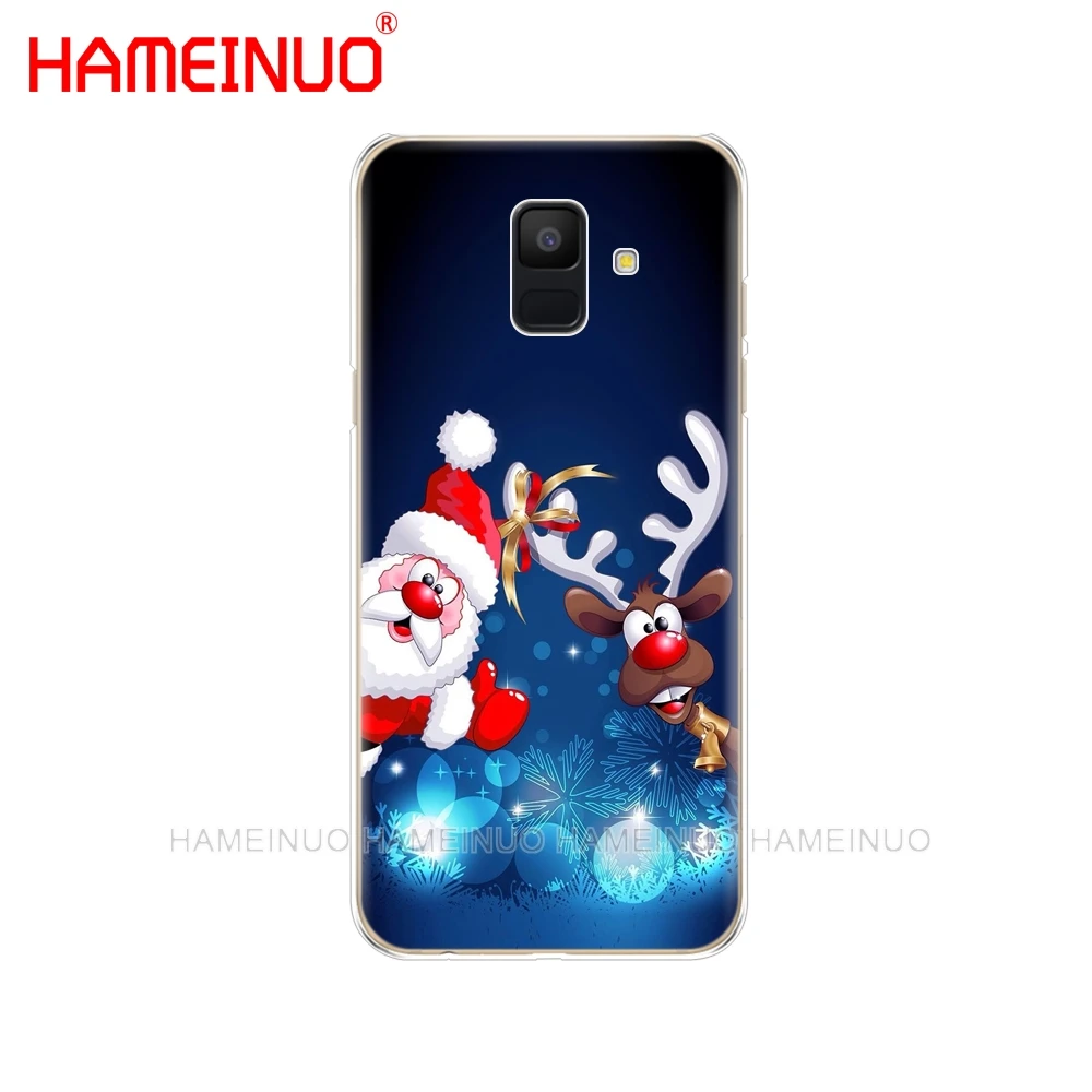 HAMEINUO Merry Christmas Санта Клаус Олень год чехол для телефона samsung Galaxy J4 J6 J8 A9 A7 A6 A8 PLUS j7 duo - Цвет: 43191
