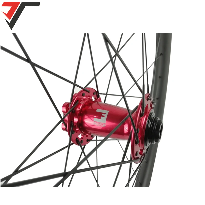 27.5er boost mtb tubeless carbon wheels Factor XD601S XD602 hubs 15*110mm 12*148mm AM 35mm width 650B mountain bike wheelset 32H |