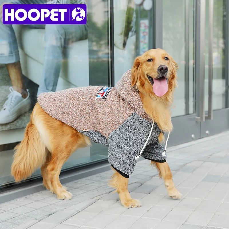 HOOPET Pet Товары для собак хлопок-мягкий свитер пальто теплая одежда зима-осень две